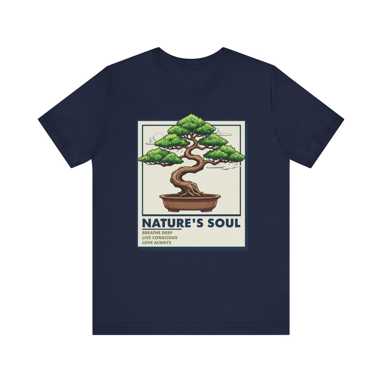 Zen Tee - Nature's Soul: Breathe Deep Short Sleeve Shirt