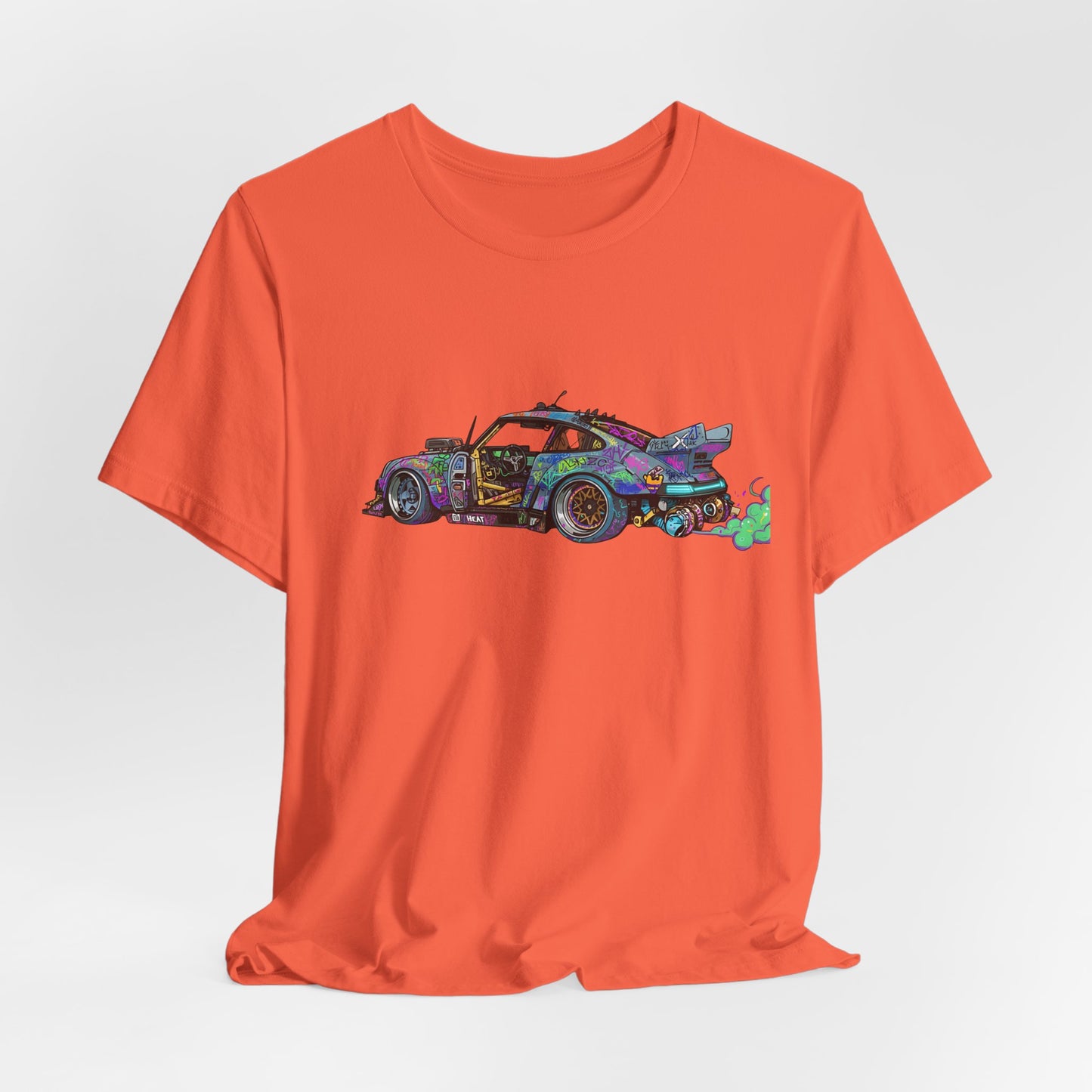 Cyberpunk Street Art Racer Unisex Tee