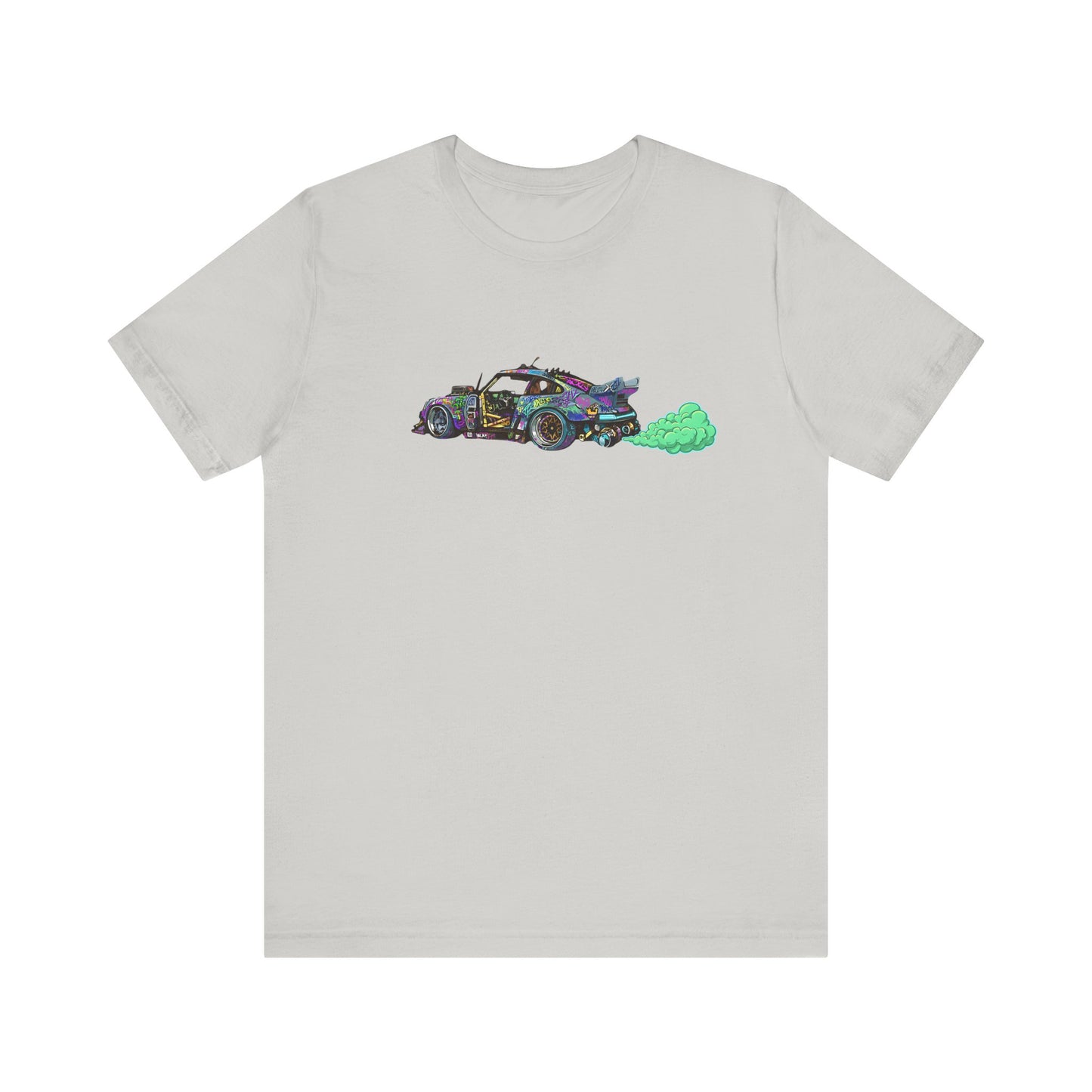 Cyberpunk Street Art Racer Unisex Tee