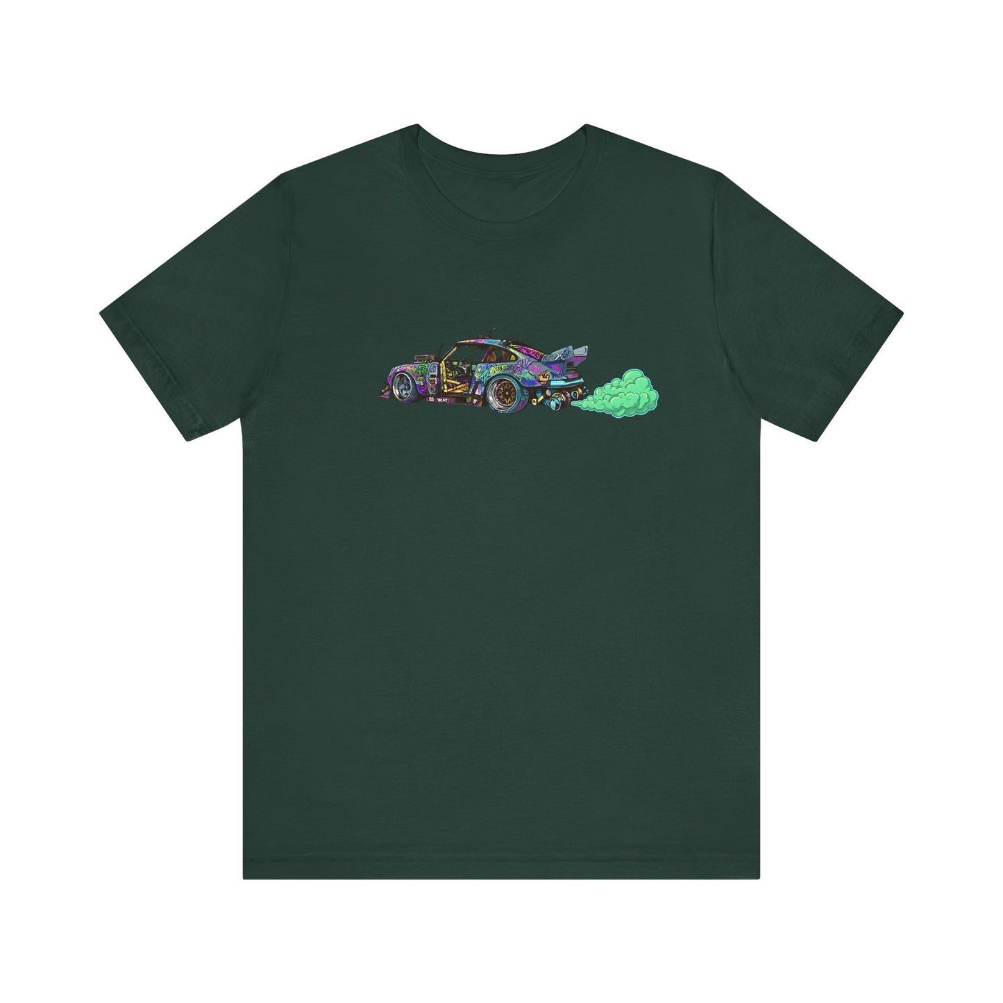 Cyberpunk Street Art Racer Unisex Tee