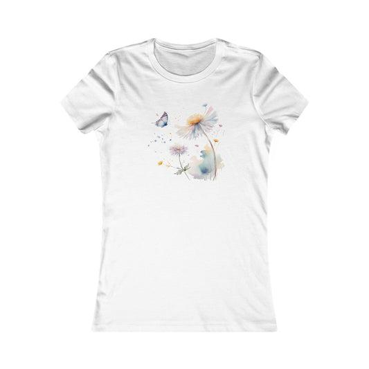 Dandelion & Butterflies Women T-Shirt