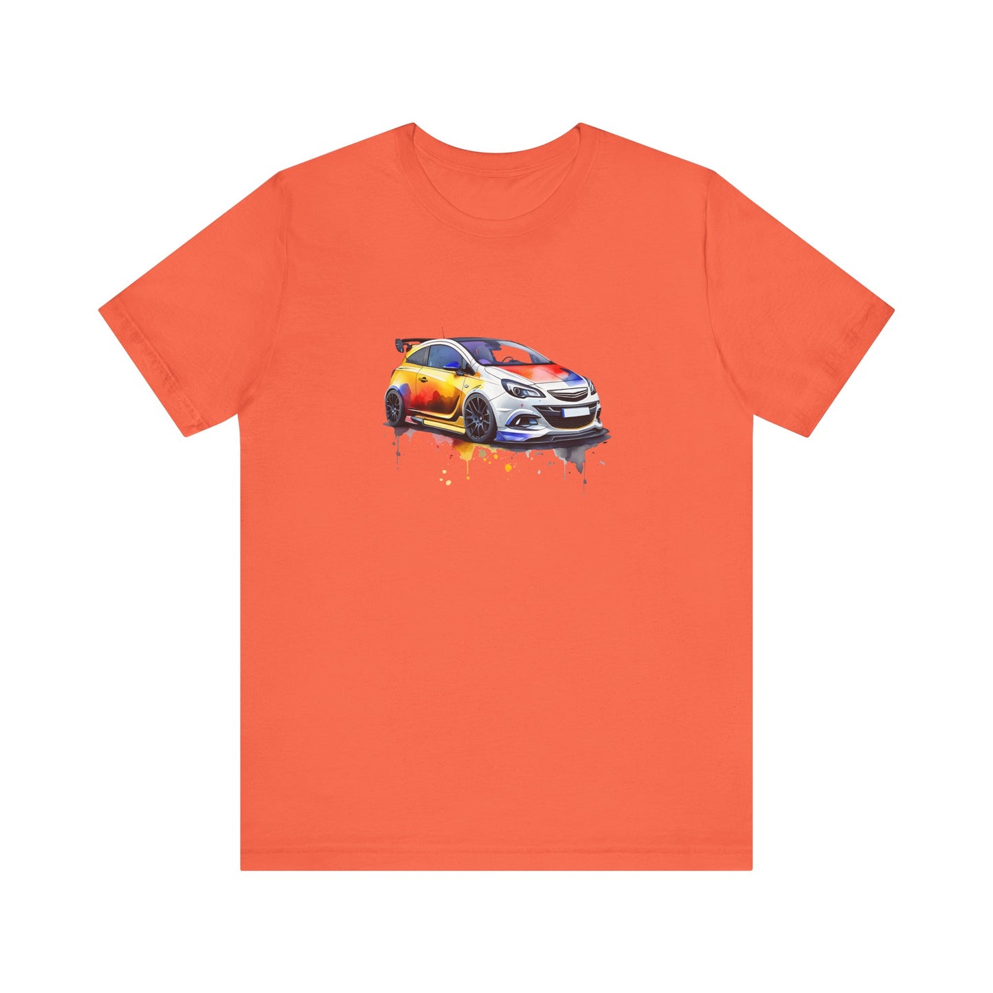 Colorful Street Racer Unisex Tee - Hot Hatch Design