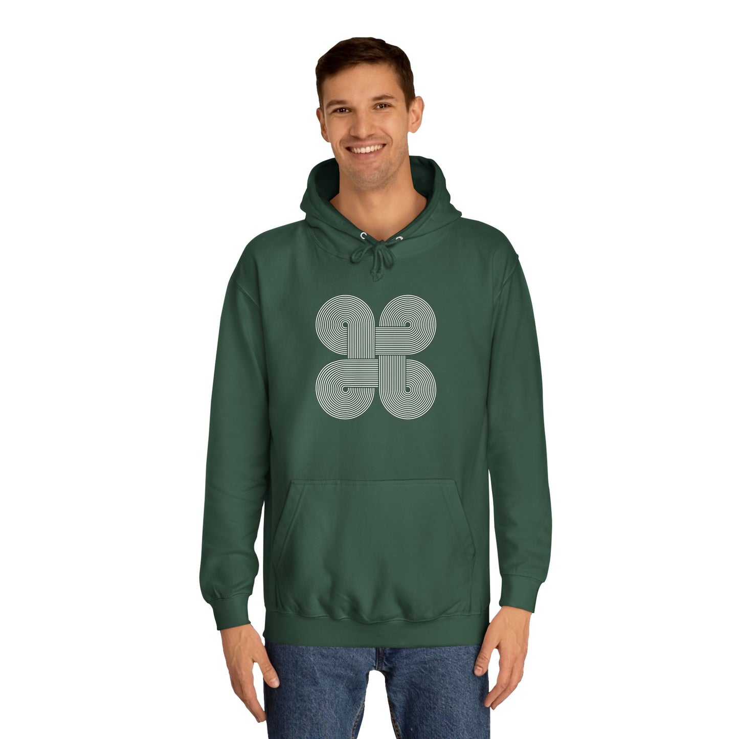 Bauhaus Patter Unisex College Hoodie