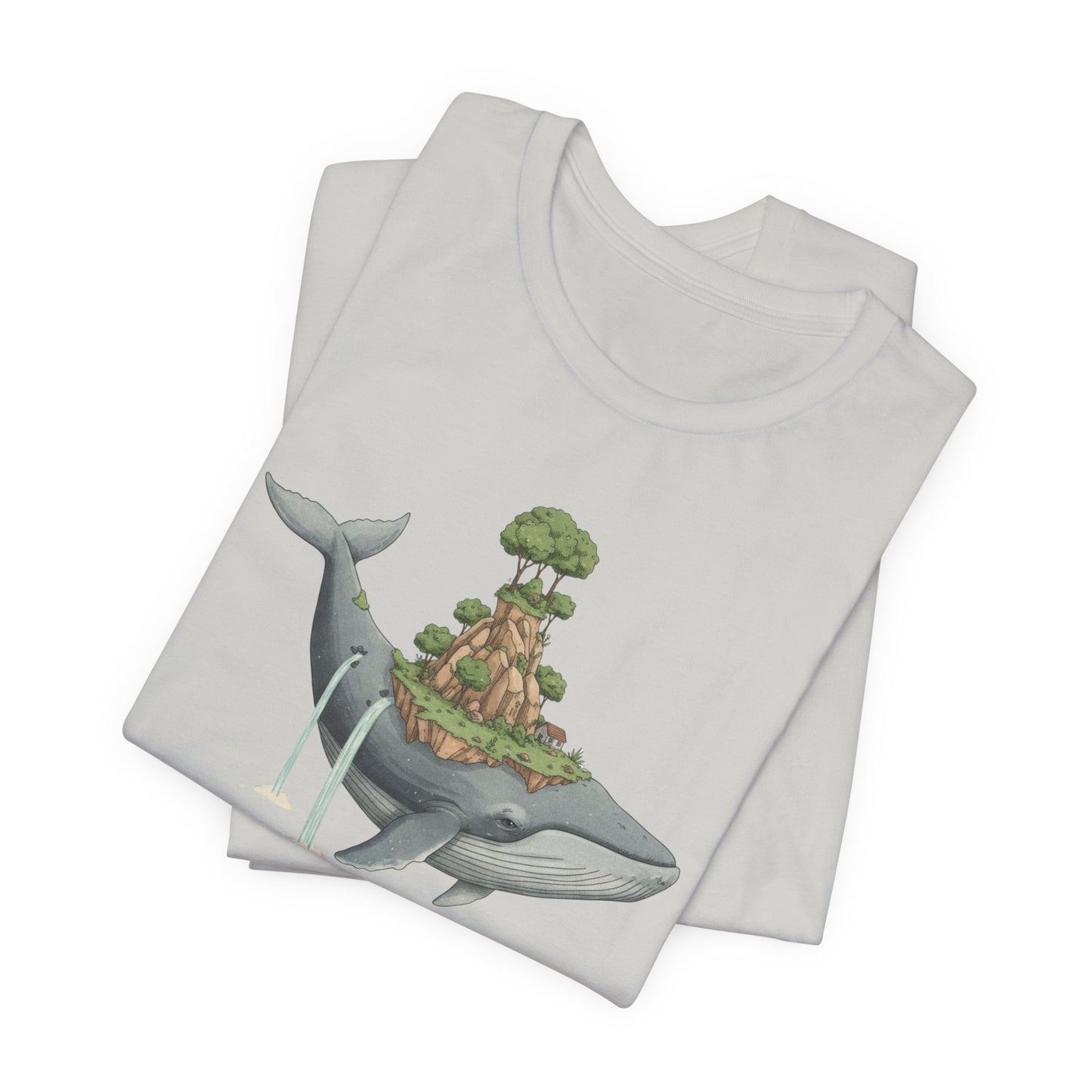 Whale Island Tee - Ethereal and Dreamy Unisex T-Shirt