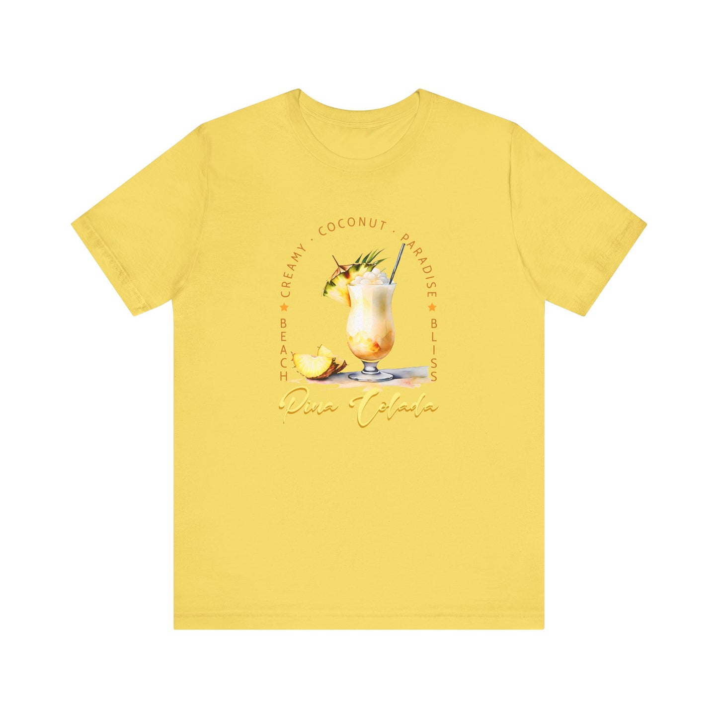 Pina Colada Vibes T-Shirt – Creamy, Coconut, Paradise | Summer Cocktail Graphic Tee