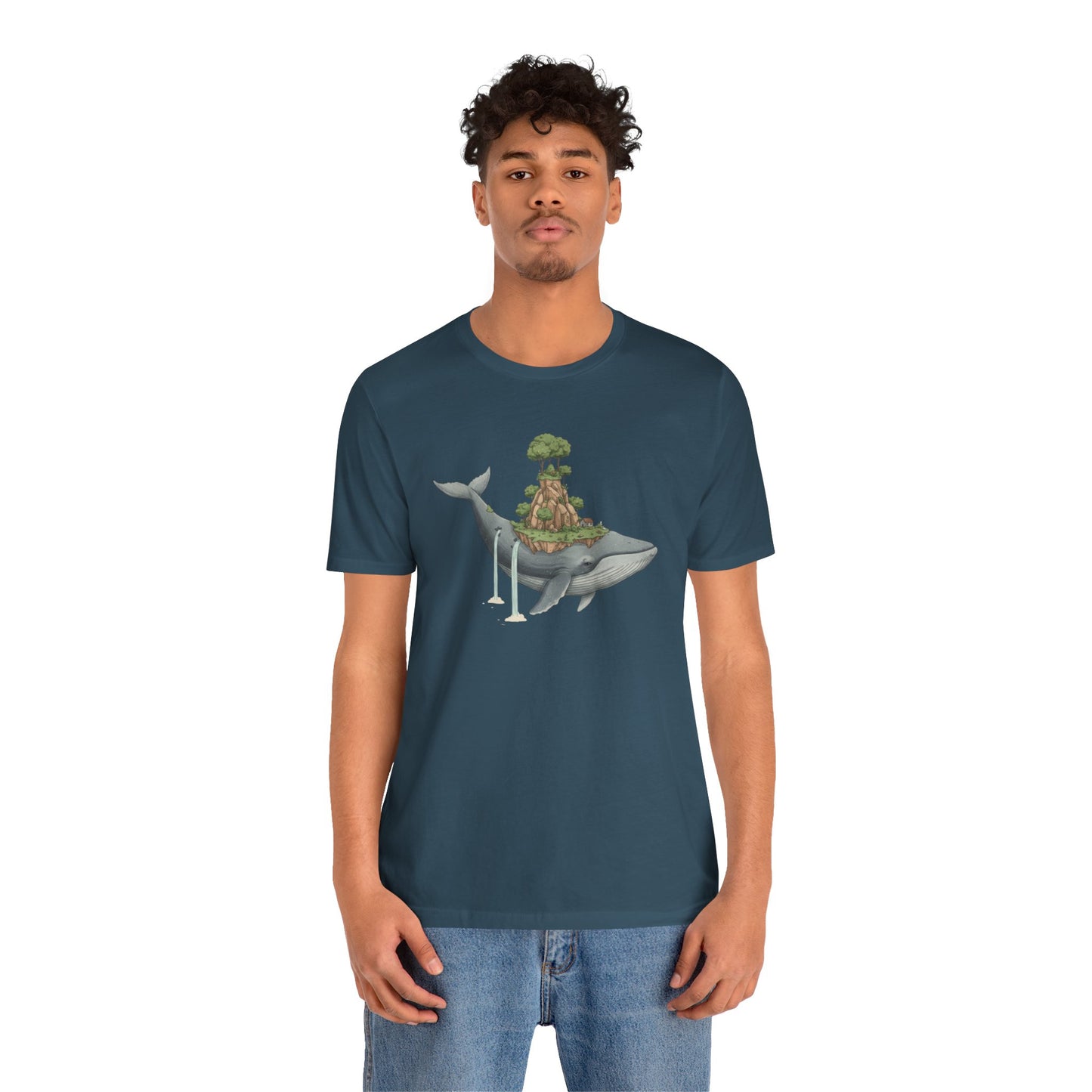 Whale Island Tee - Ethereal and Dreamy Unisex T-Shirt