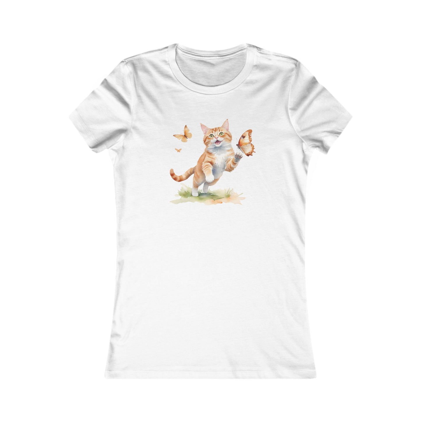 Playful Cat Woman T-shirt