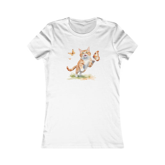 Playful Cat Woman T-shirt