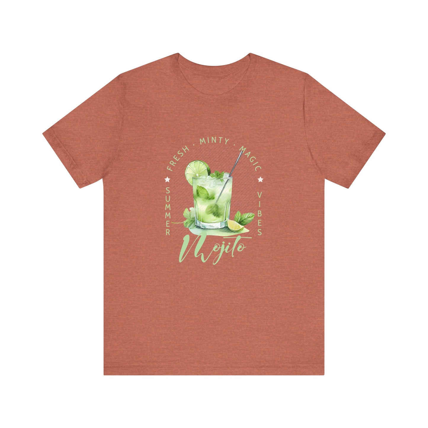Mojito Vibes T-Shirt – Fresh, Minty, Magic | Summer Cocktail Graphic Tee
