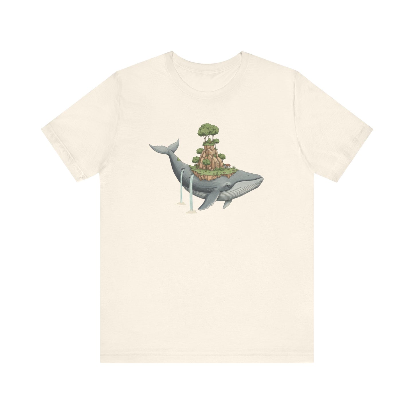 Whale Island Tee - Ethereal and Dreamy Unisex T-Shirt