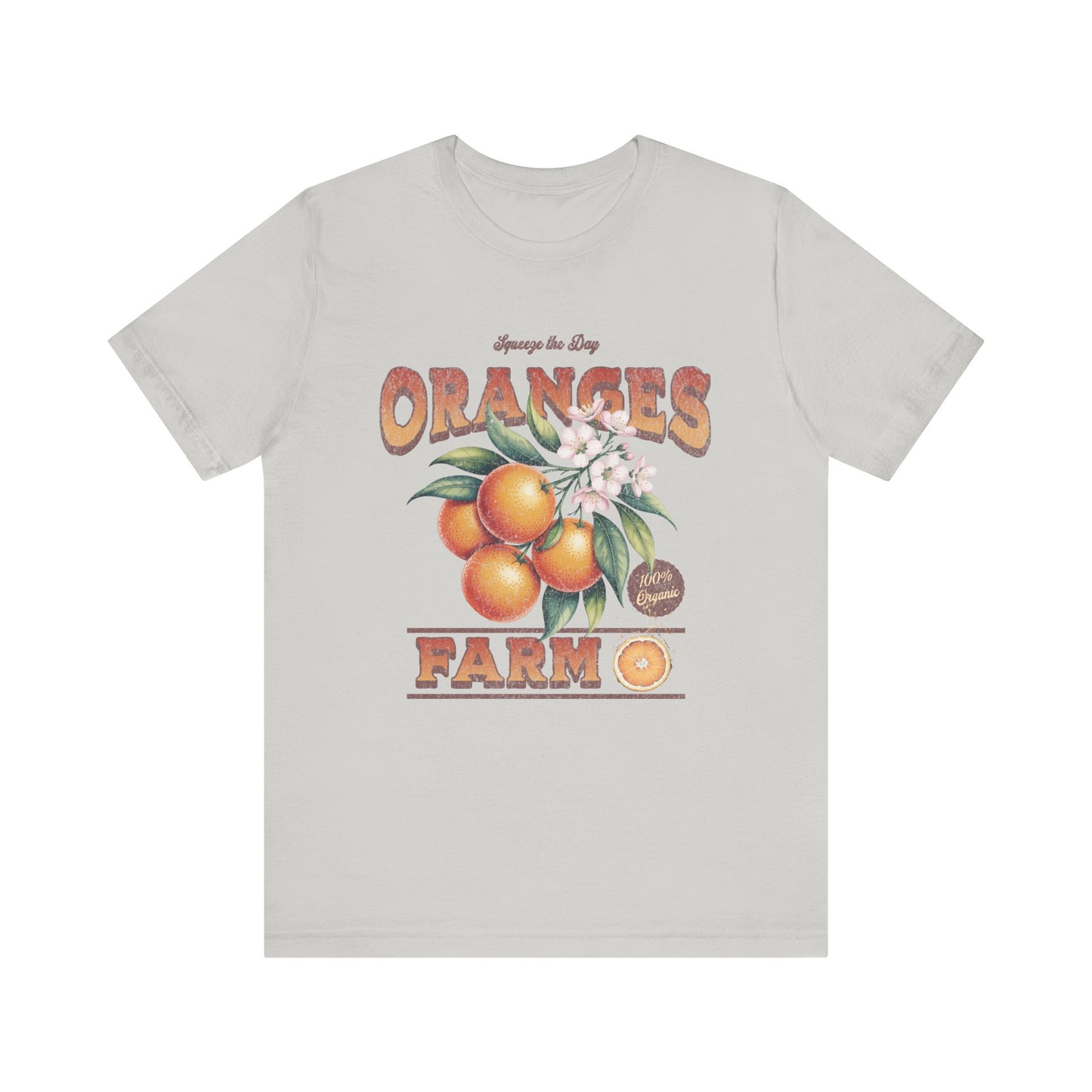 Vintage Orange Branch Unisex Tee
