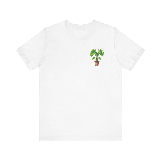 Pocket Alocasia - Elephant Ear Elegance Unisex Tee