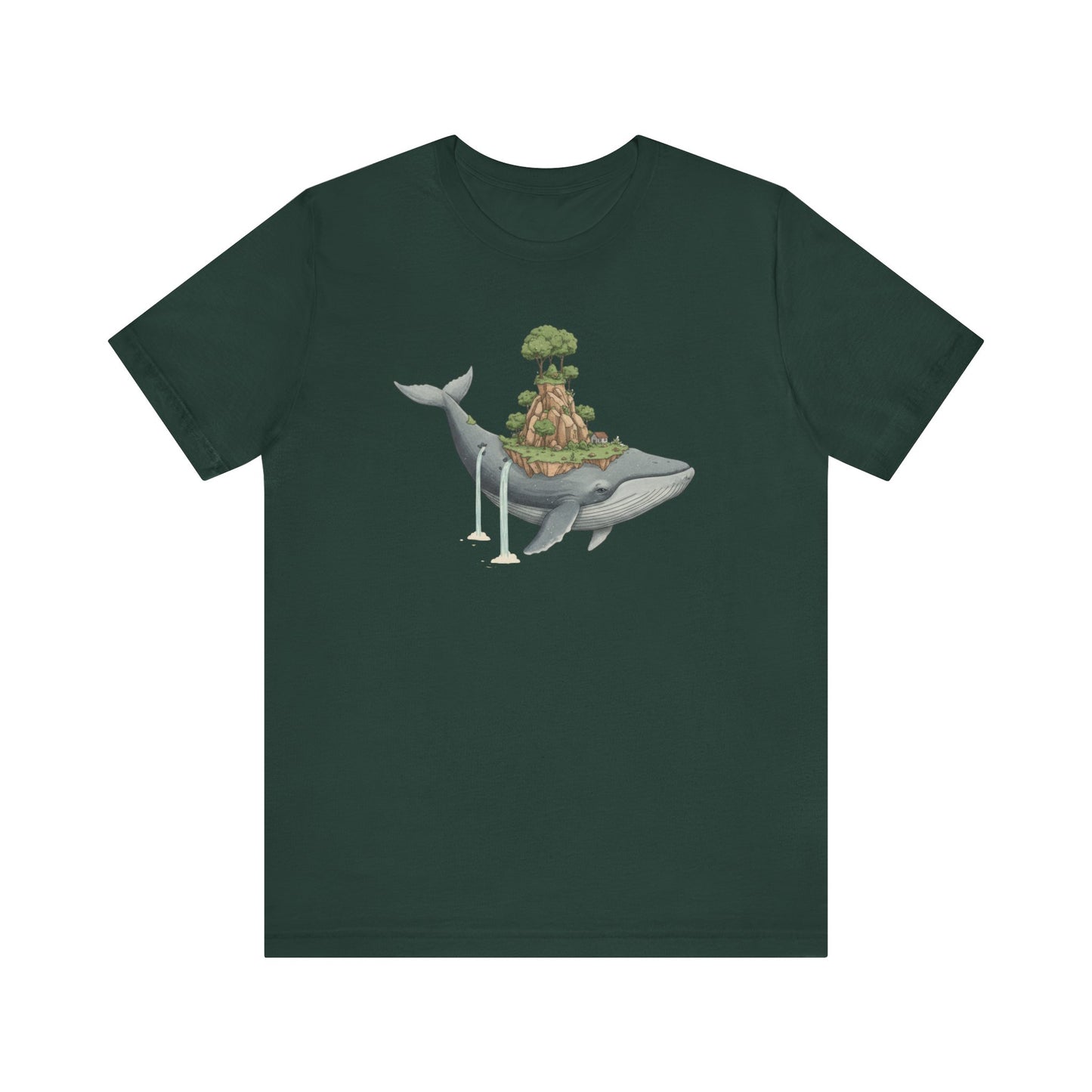 Whale Island Tee - Ethereal and Dreamy Unisex T-Shirt