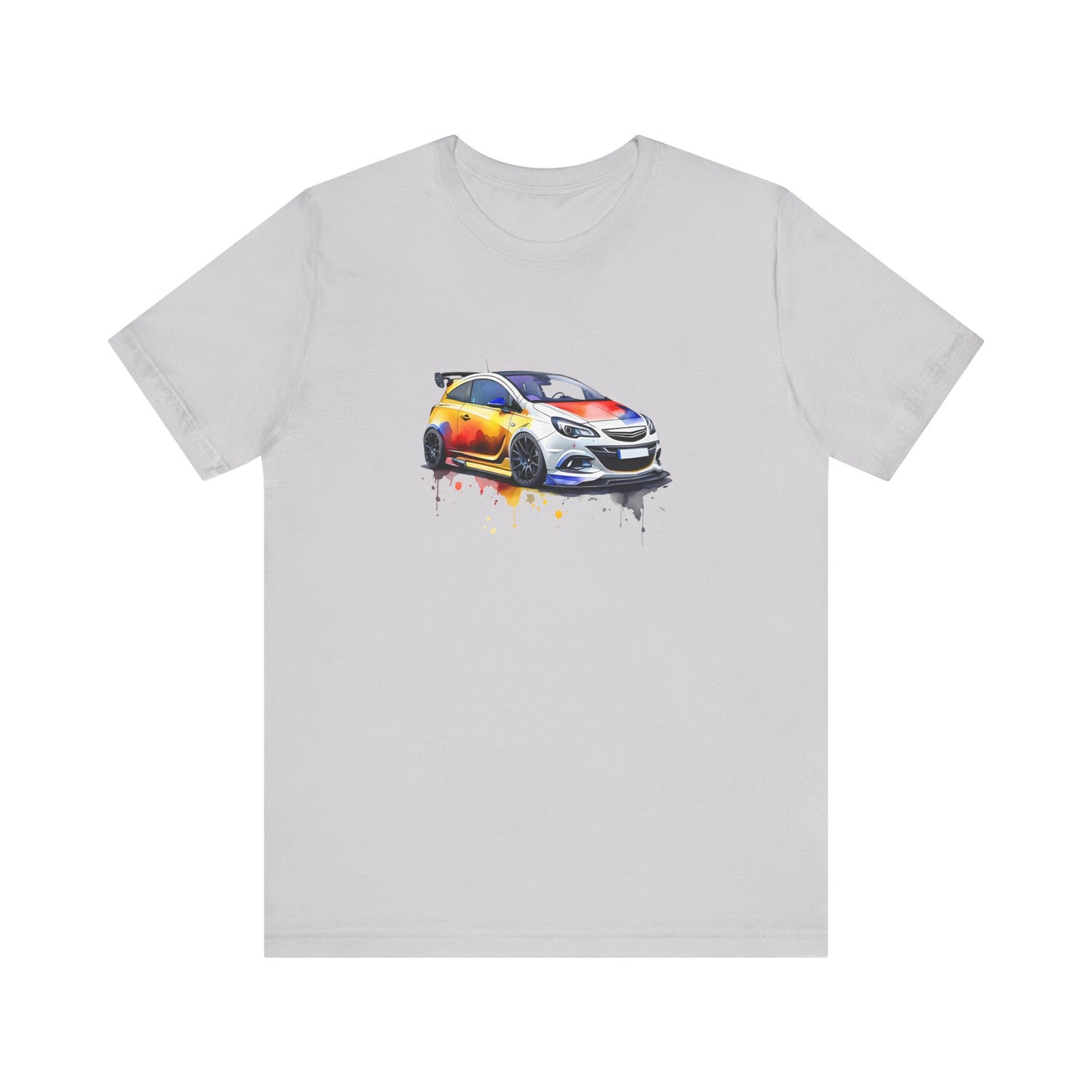 Colorful Street Racer Unisex Tee - Hot Hatch Design