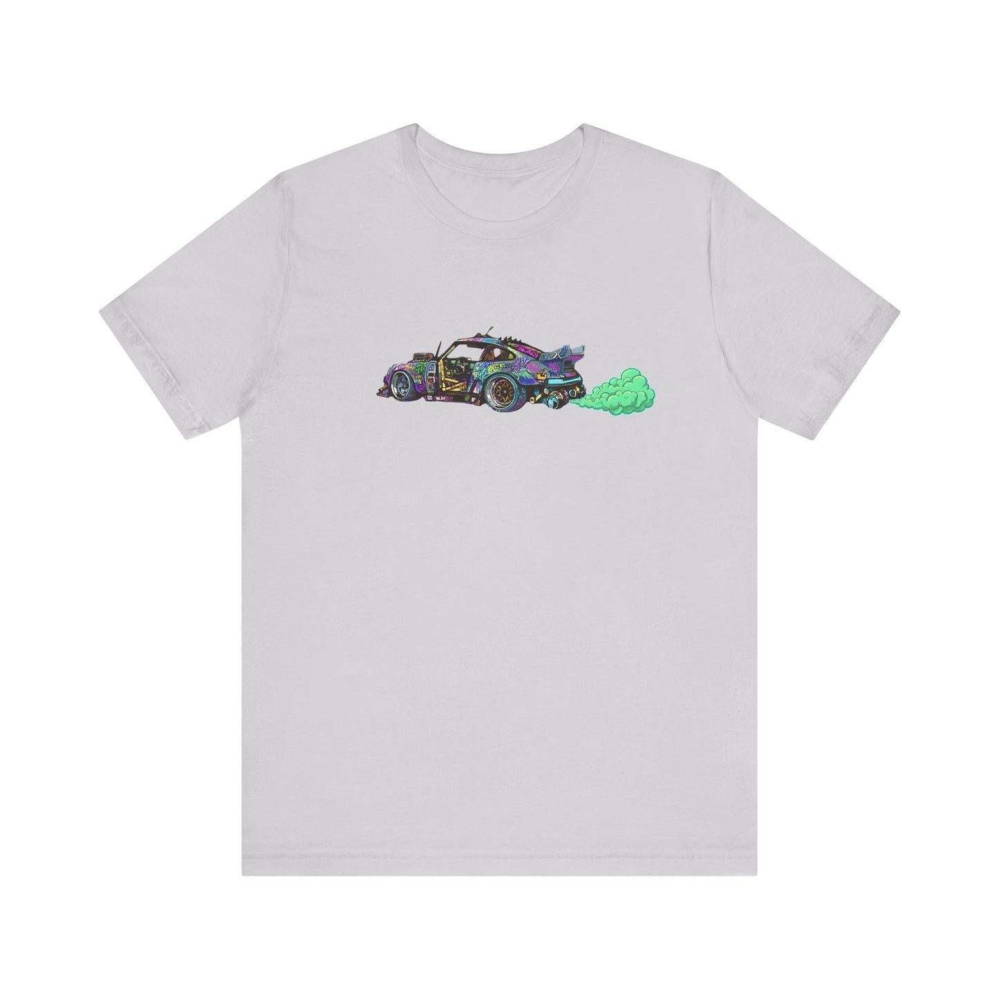 Cyberpunk Street Art Racer Unisex Tee