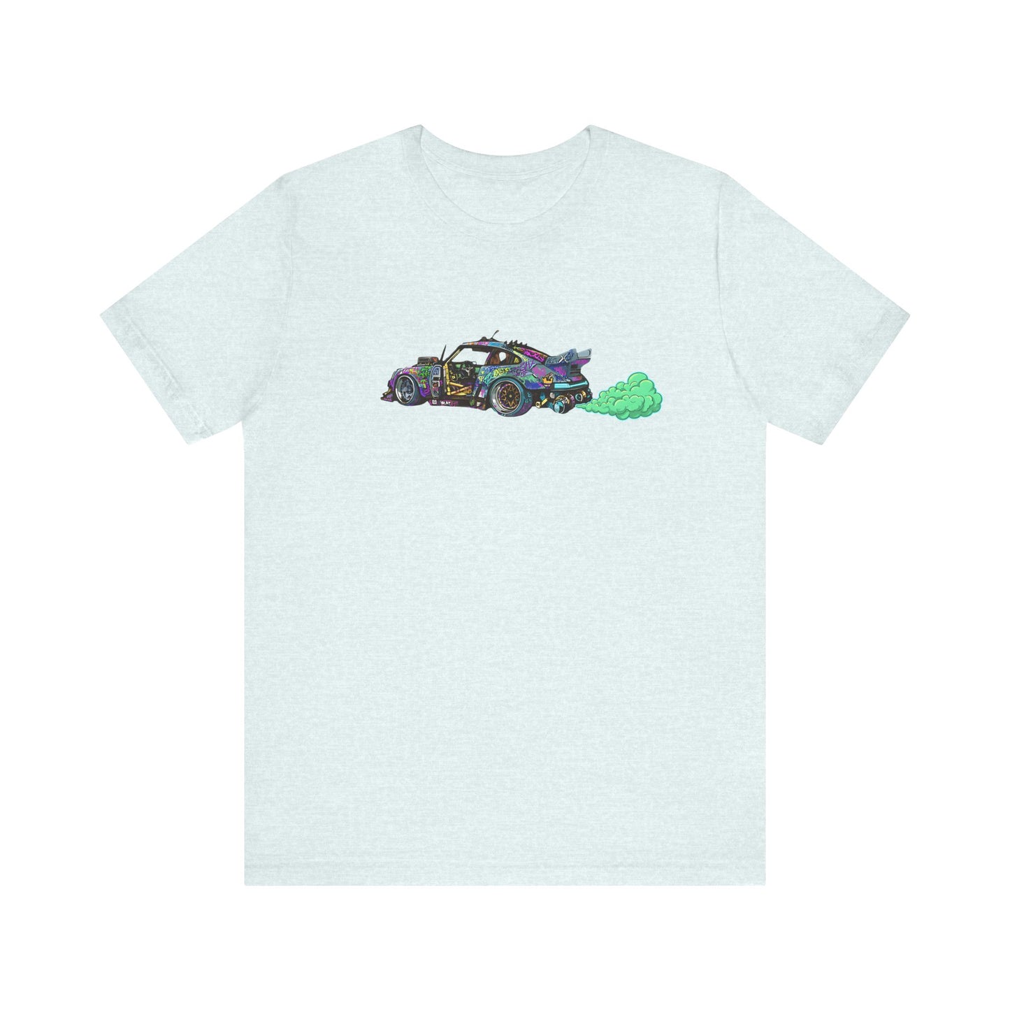 Cyberpunk Street Art Racer Unisex Tee