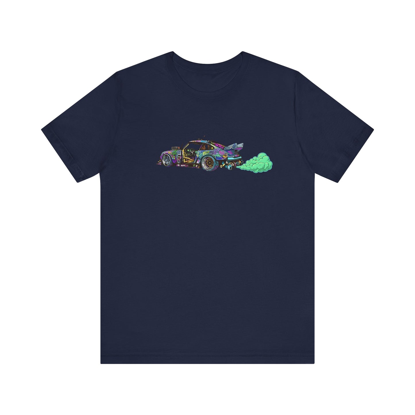 Cyberpunk Street Art Racer Unisex Tee