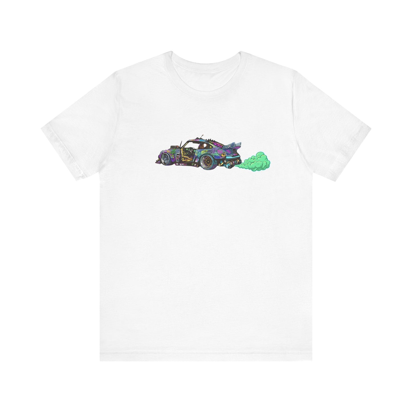 Cyberpunk Street Art Racer Unisex Tee