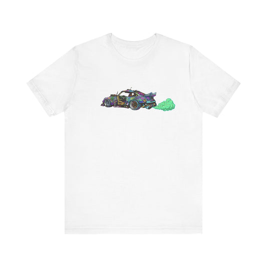 Cyberpunk Street Art Racer Unisex Tee