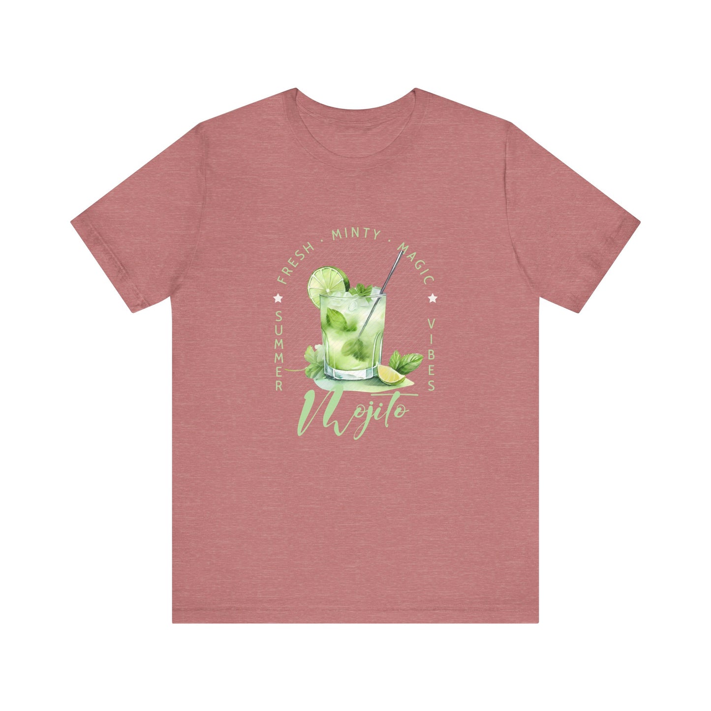Mojito Vibes T-Shirt – Fresh, Minty, Magic | Summer Cocktail Graphic Tee