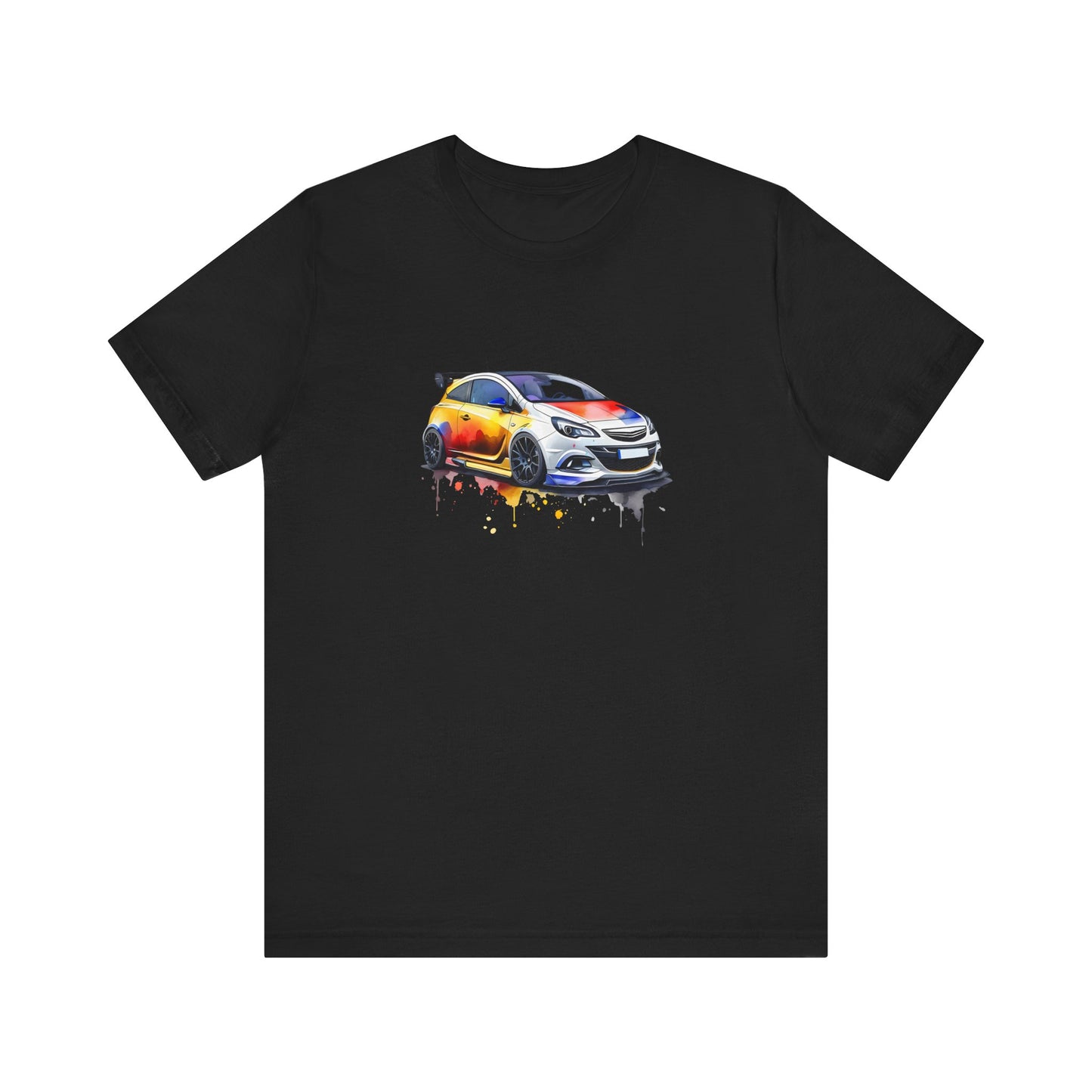 Colorful Street Racer Unisex Tee - Hot Hatch Design