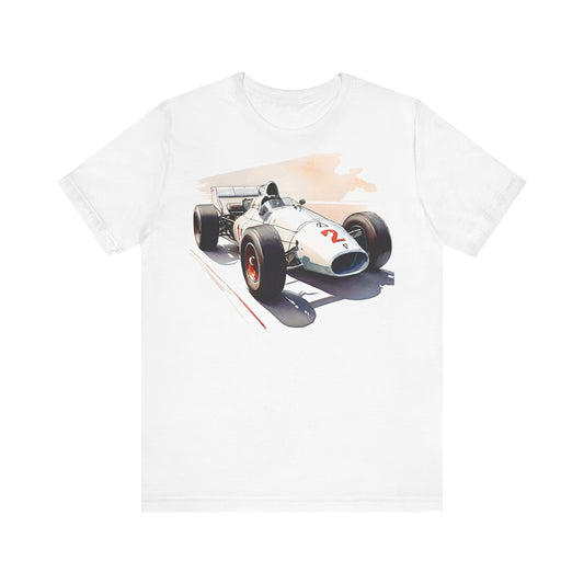 Vintage F1 Car Unisex T-Shirt  Model 4