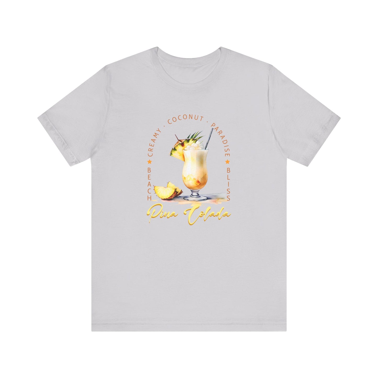 Pina Colada Vibes T-Shirt – Creamy, Coconut, Paradise | Summer Cocktail Graphic Tee