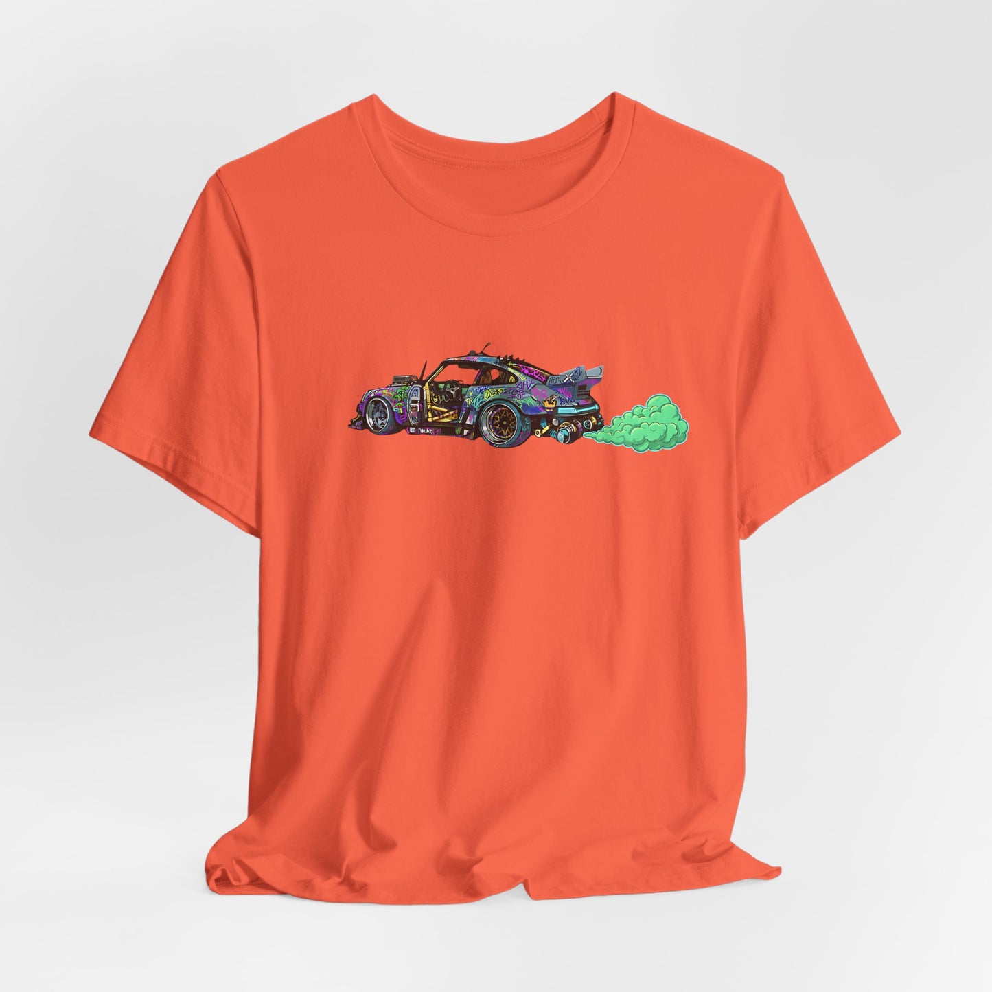 Cyberpunk Street Art Racer Unisex Tee