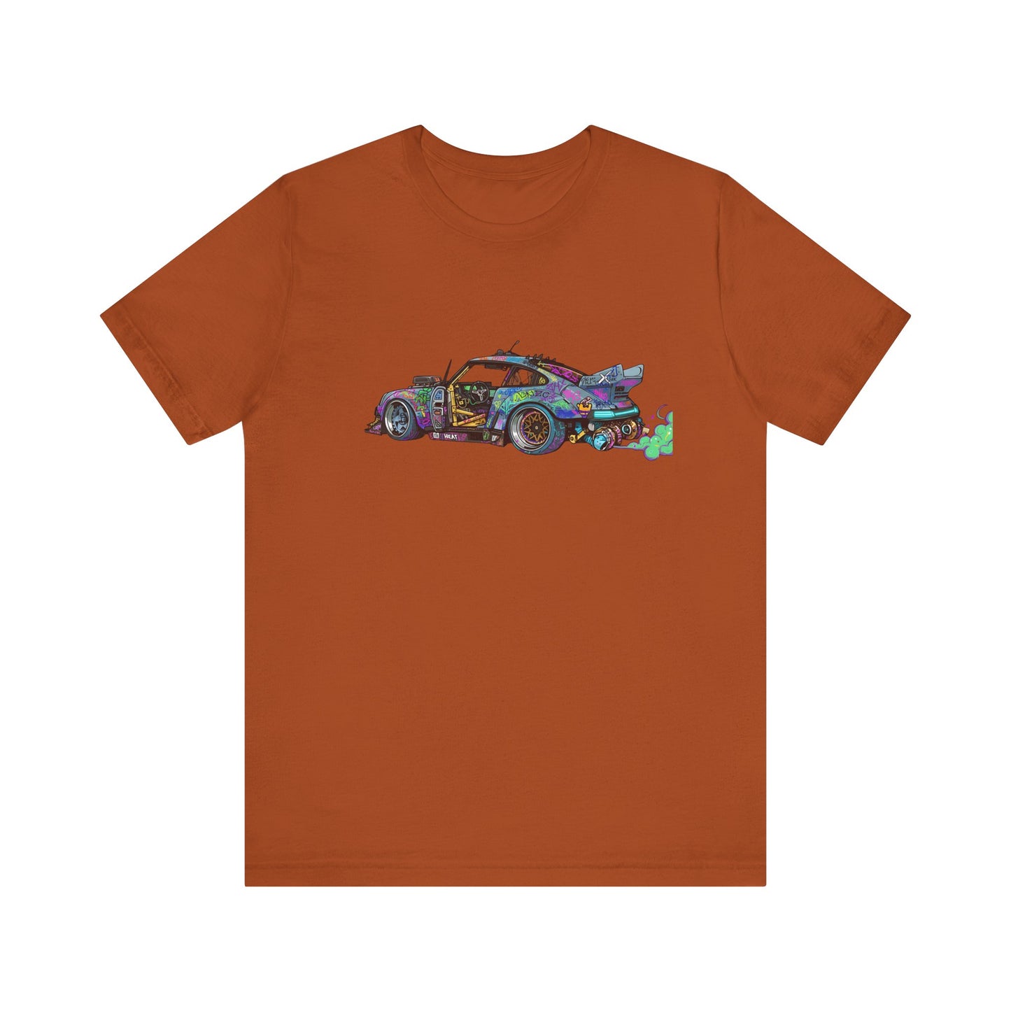 Cyberpunk Street Art Racer Unisex Tee