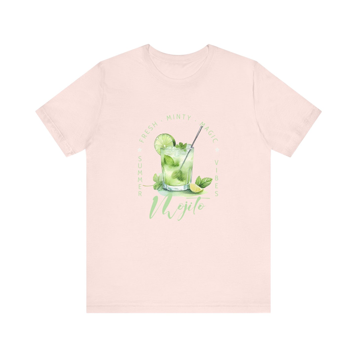 Mojito Vibes T-Shirt – Fresh, Minty, Magic | Summer Cocktail Graphic Tee