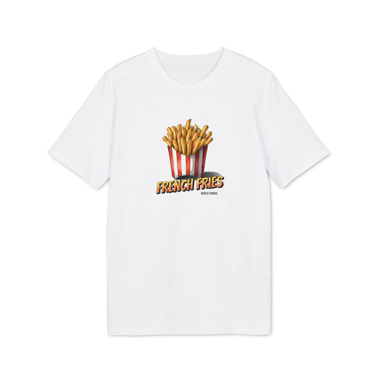 Organic Tee Retro Fries Graphic Unisex T-shirt