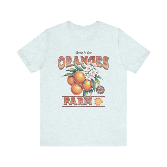 Vintage Orange Branch Unisex Tee