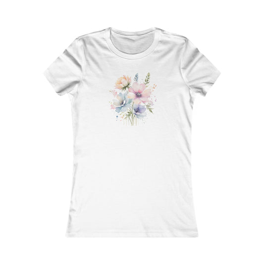 Nigella Bouquet Design Women T-Shirt