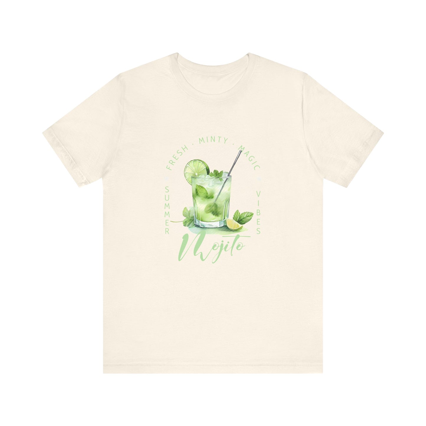Mojito Vibes T-Shirt – Fresh, Minty, Magic | Summer Cocktail Graphic Tee