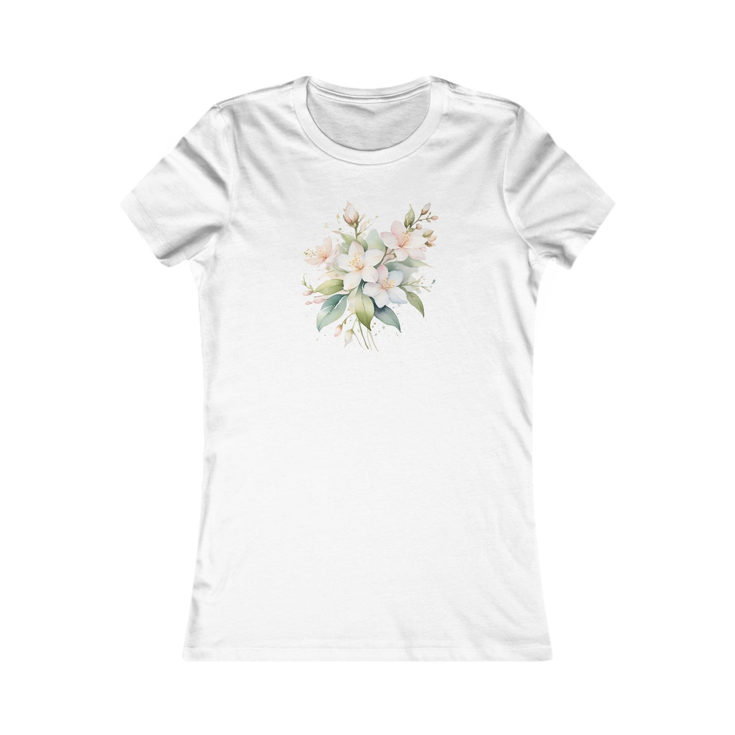 Jasmine Bouquet Design Women T-Shirt