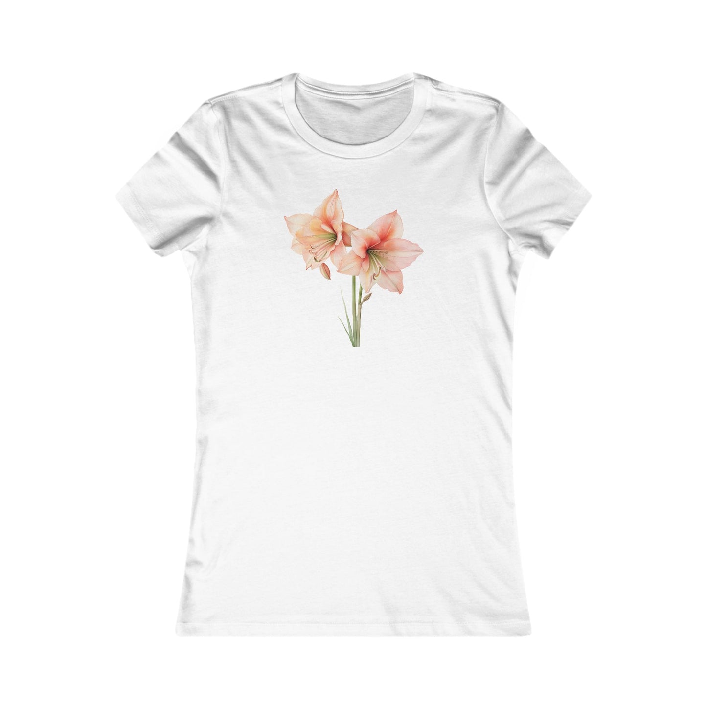 Amaryllis Bouquet Design Women T-Shirt