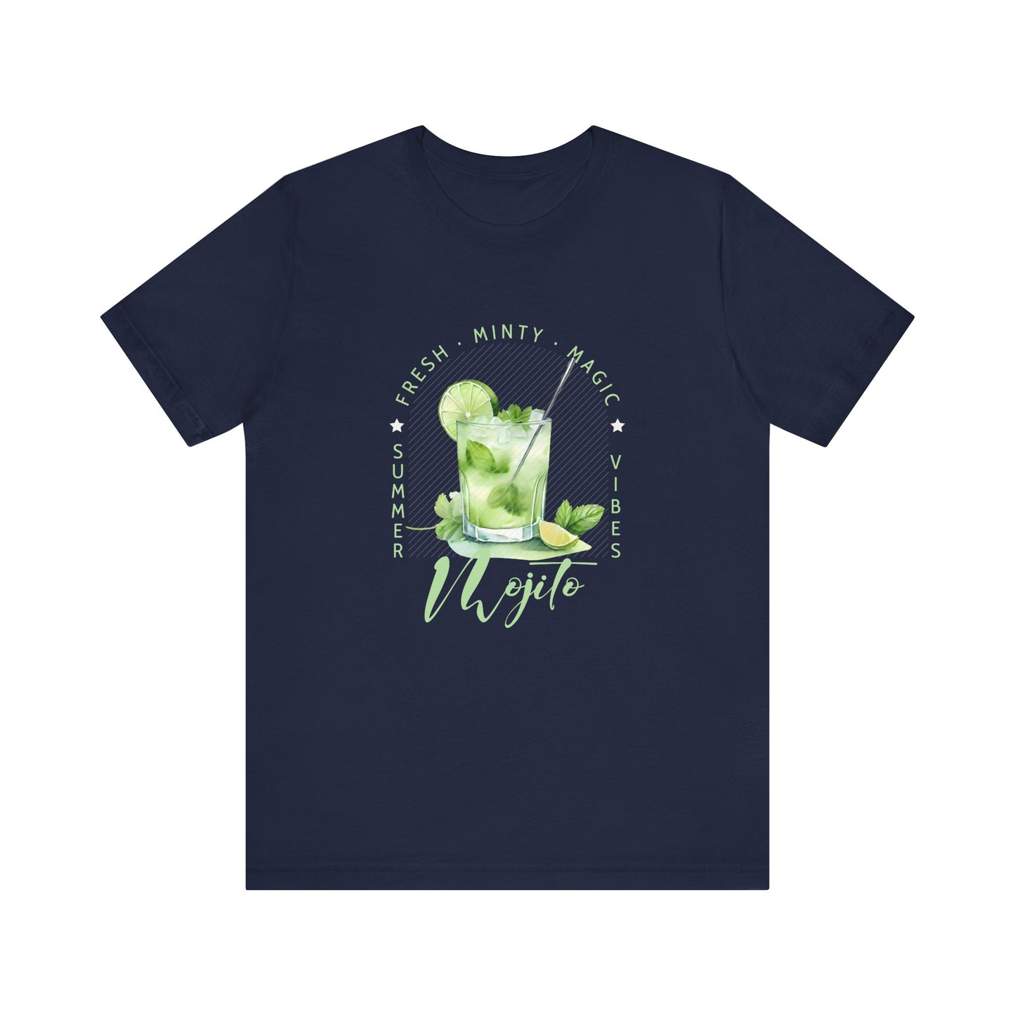 Mojito Vibes T-Shirt – Fresh, Minty, Magic | Summer Cocktail Graphic Tee