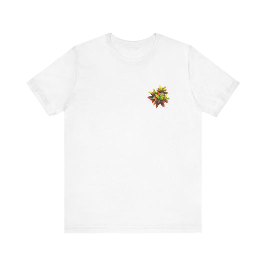 Pocket-sized Tropical Pop - Croton Unisex Tee