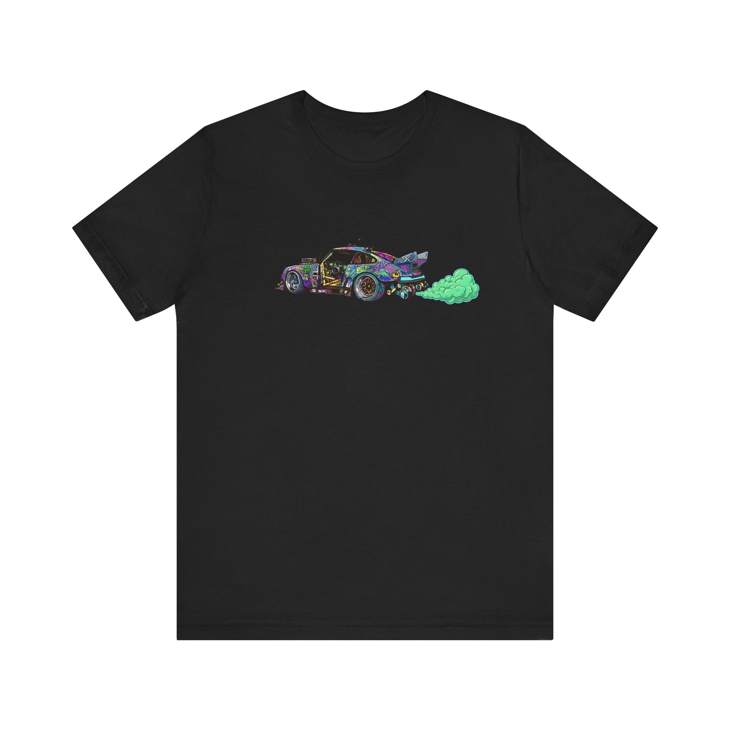 Cyberpunk Street Art Racer Unisex Tee