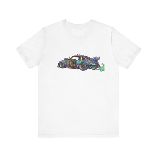 Cyberpunk Street Art Racer Unisex Tee