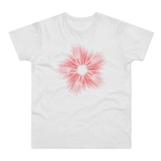 Lissajous Curve Tee – Abstract Line Art Unisex T-shirt