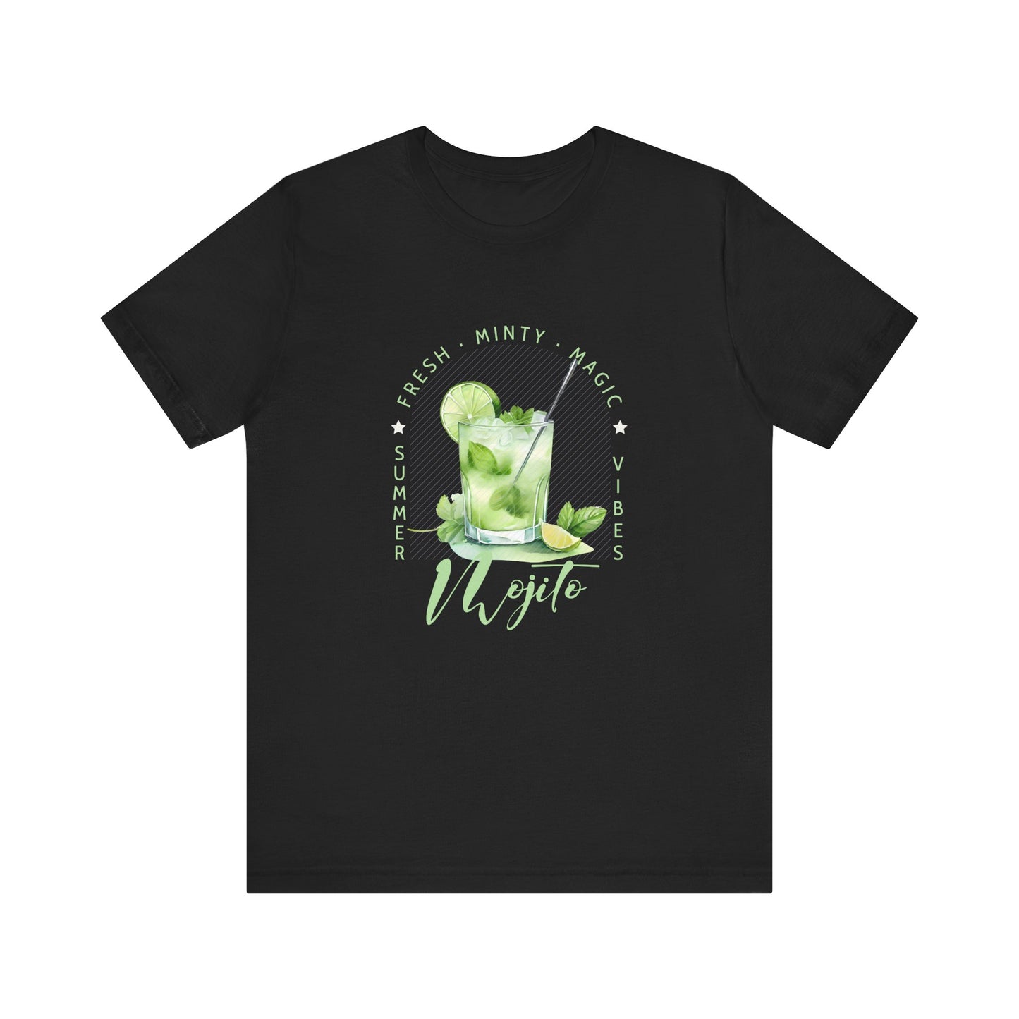 Mojito Vibes T-Shirt – Fresh, Minty, Magic | Summer Cocktail Graphic Tee