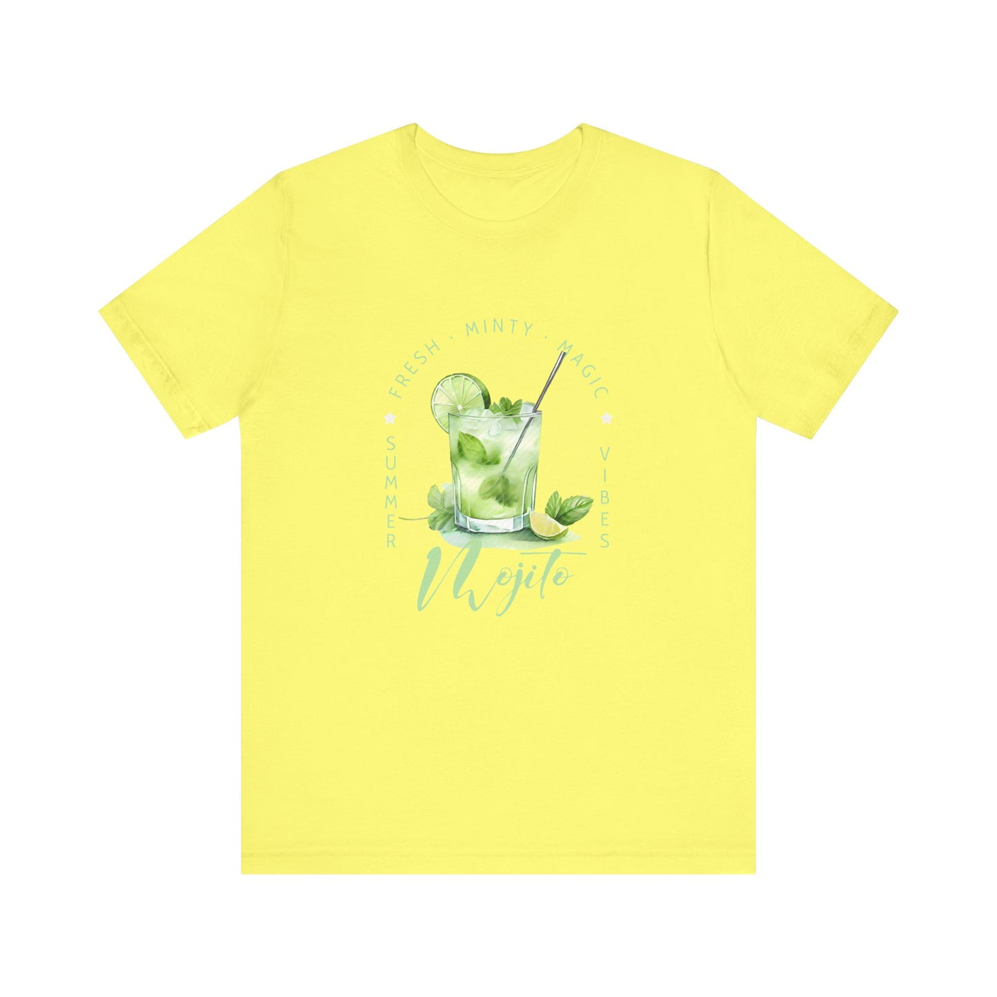 Mojito Vibes T-Shirt – Fresh, Minty, Magic | Summer Cocktail Graphic Tee