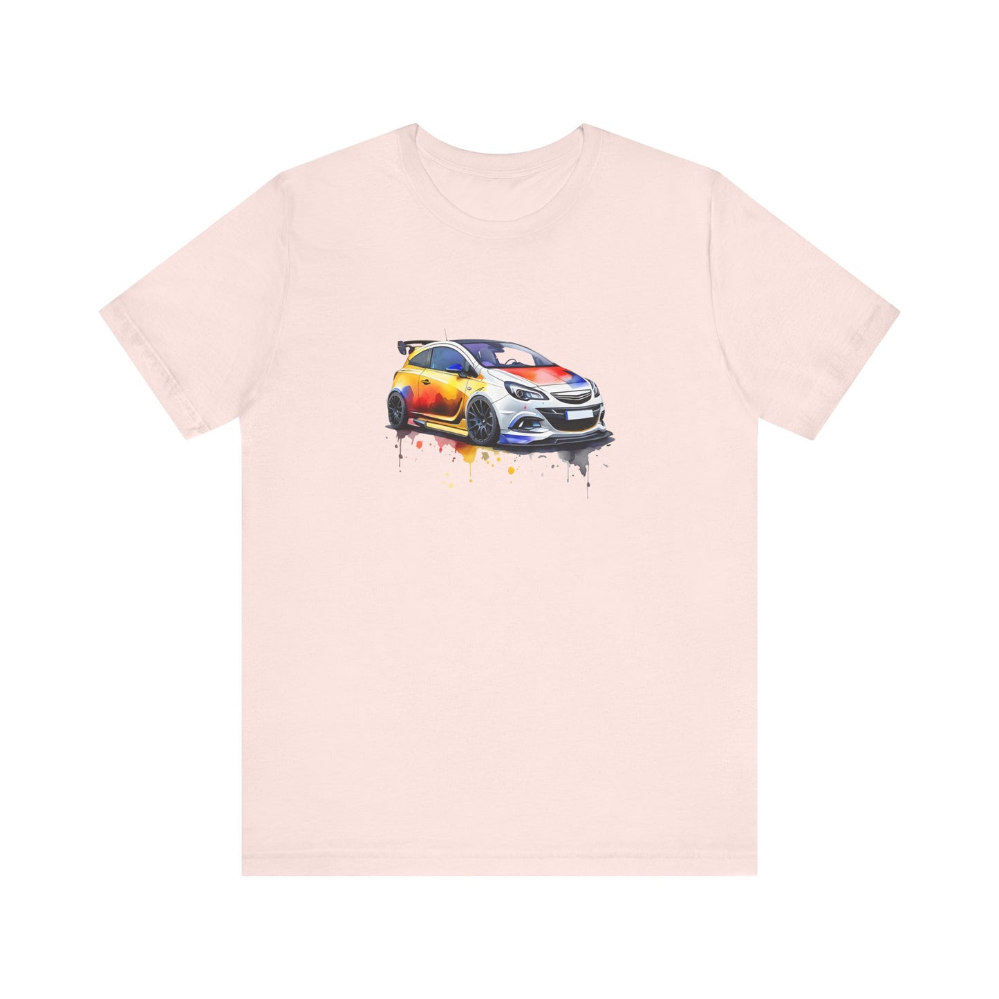 Colorful Street Racer Unisex Tee - Hot Hatch Design