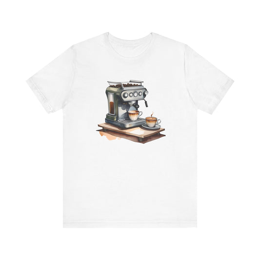 Coffee Lover's Unisex Tee, Cute Coffee Shirt, Caffeinated Gift, Barista Apparel, Perfect for Coffee Lovers