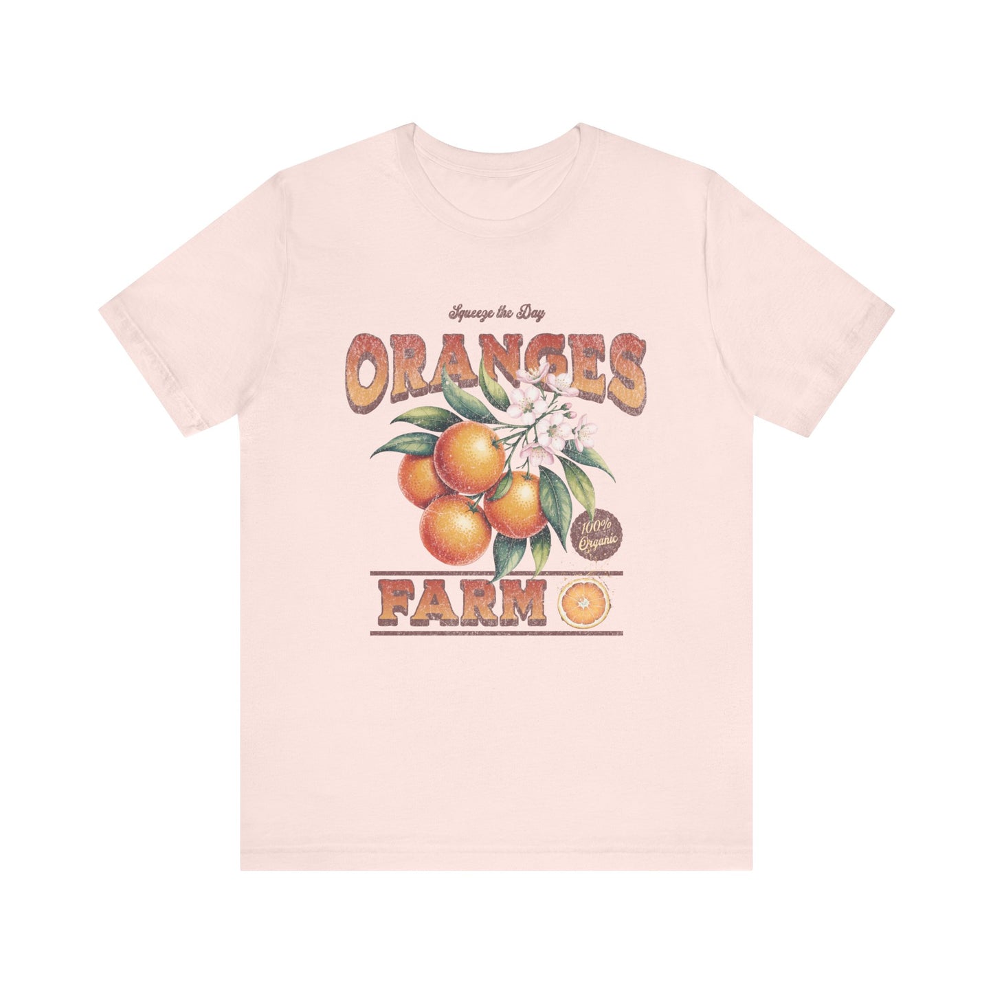 Vintage Orange Branch Unisex Tee