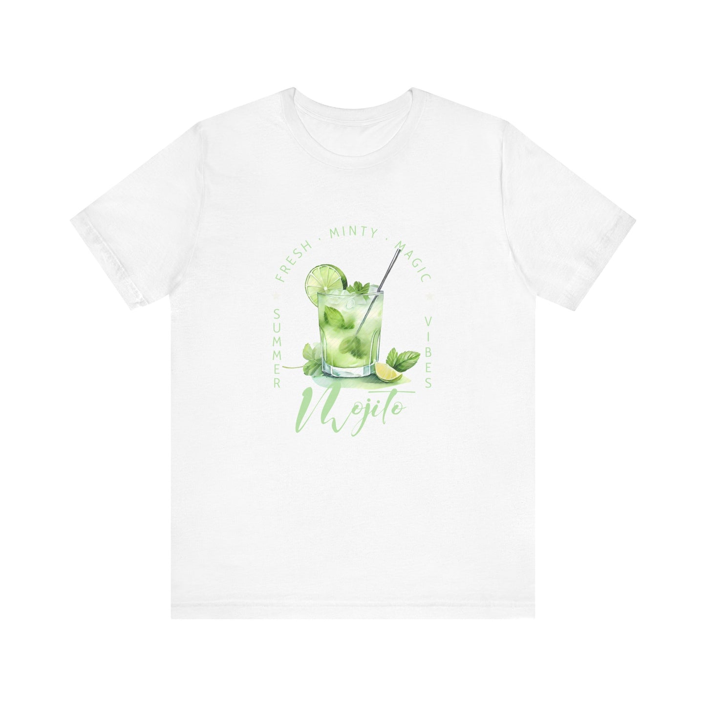 Mojito Vibes T-Shirt – Fresh, Minty, Magic | Summer Cocktail Graphic Tee