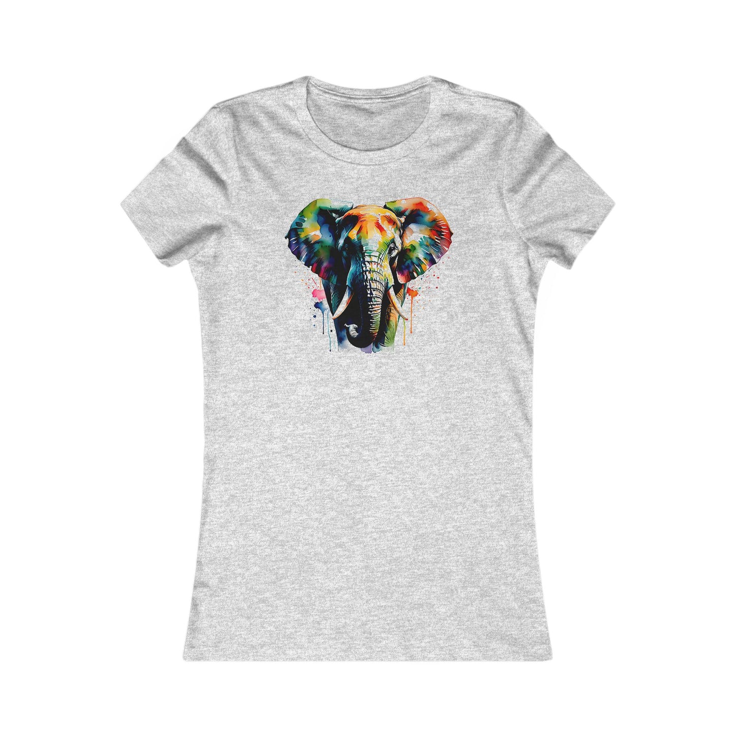 Colorful Elephant Women T-Shirt